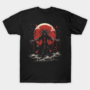 Japanese Samurai Shaman, Halloween T-Shirt